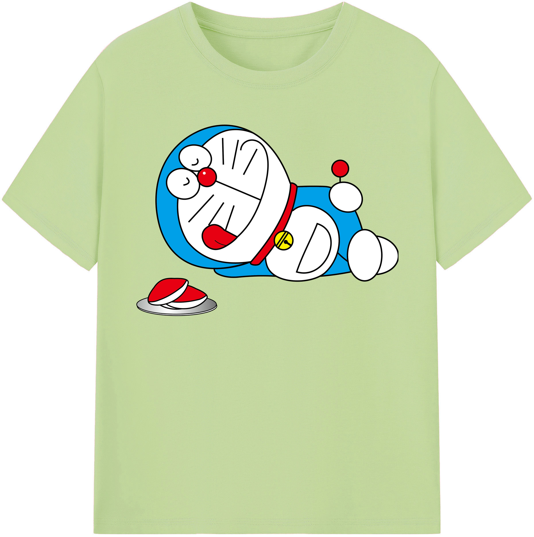 （画像用） ドラえもん Doraemon 綿100％半袖Tシャツ（フロントプリント）